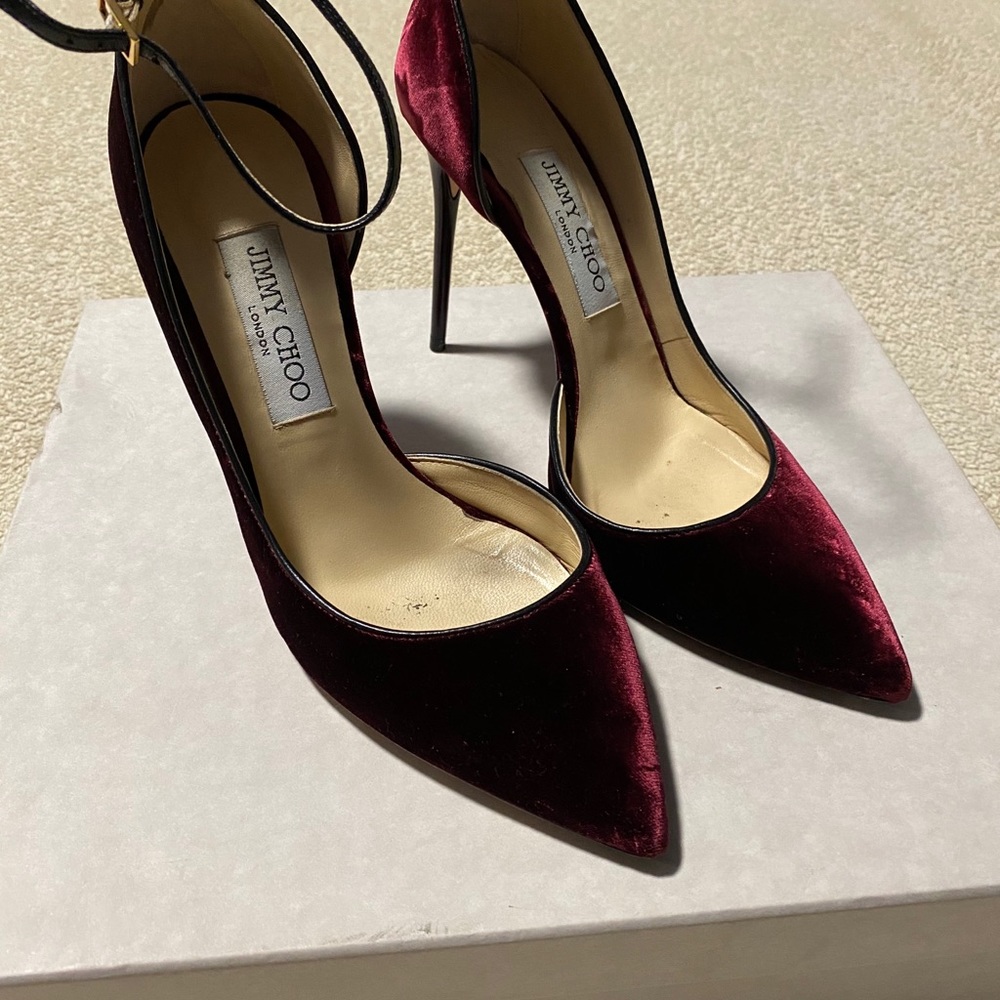 Jimmy Choo ‘Lucy' Half d'Orsay Pointy Toe Pump